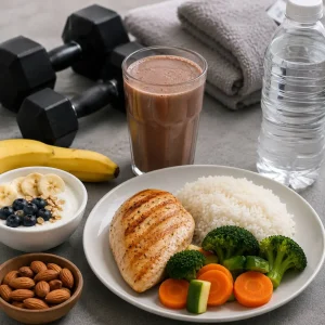 تغذیه ورزشی قبل و بعد از تمرین چه بخوریم؟🤷‍♂️
